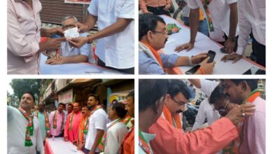 आज लखनऊ के बशीरत गंज वार्ड में भाजपा का सदस्यता अभियान चलाया गया।