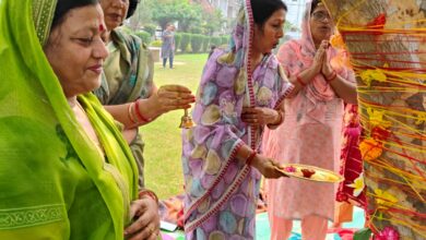 महिलाओं ने विष्णु भगवान से की समग्र कल्याण की कामना ।
