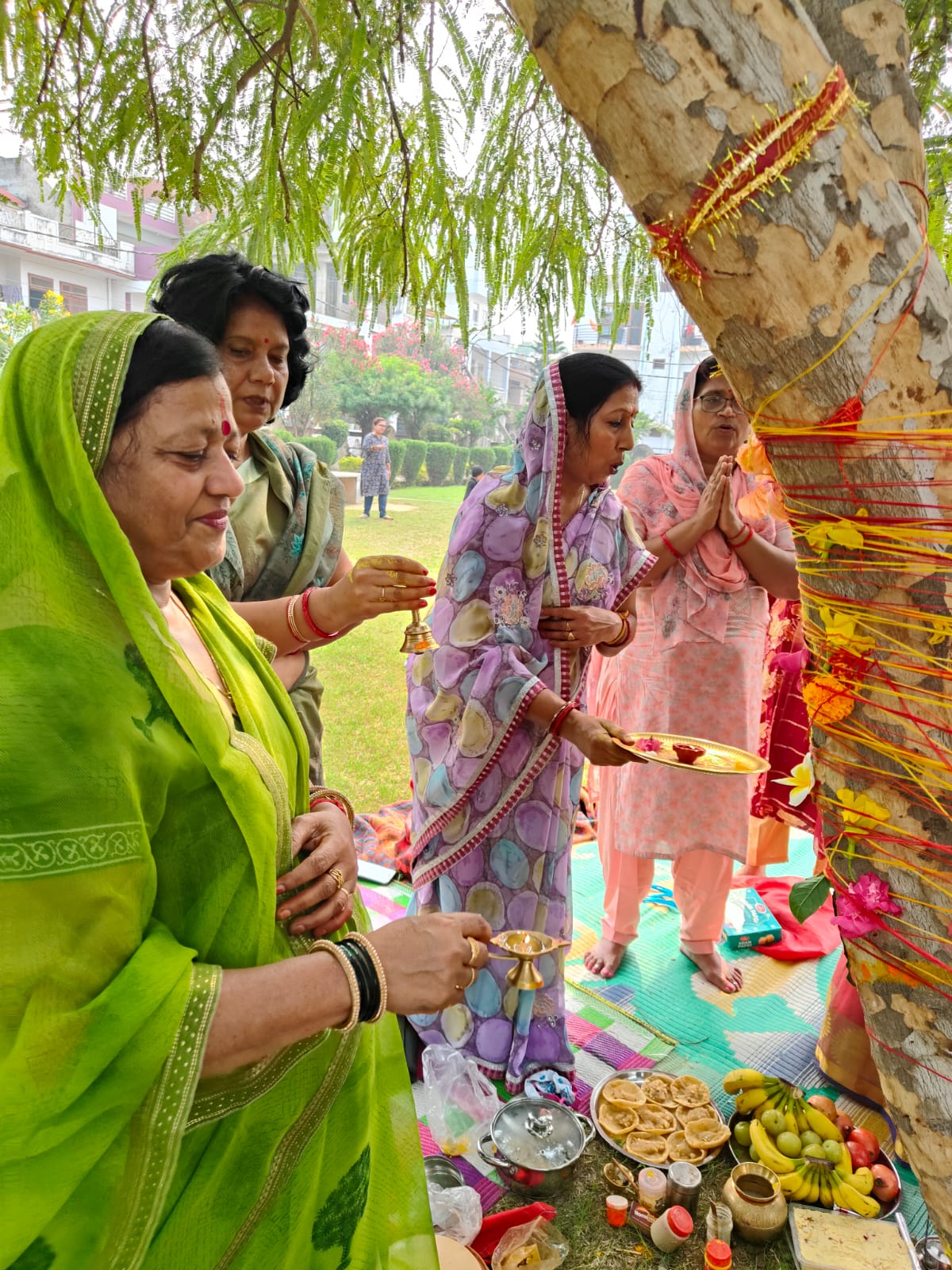 महिलाओं ने विष्णु भगवान से की समग्र कल्याण की कामना ।