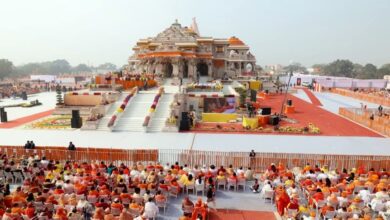 राम मंदिर को मिला स्वॉर्ड ऑफ ऑनर।