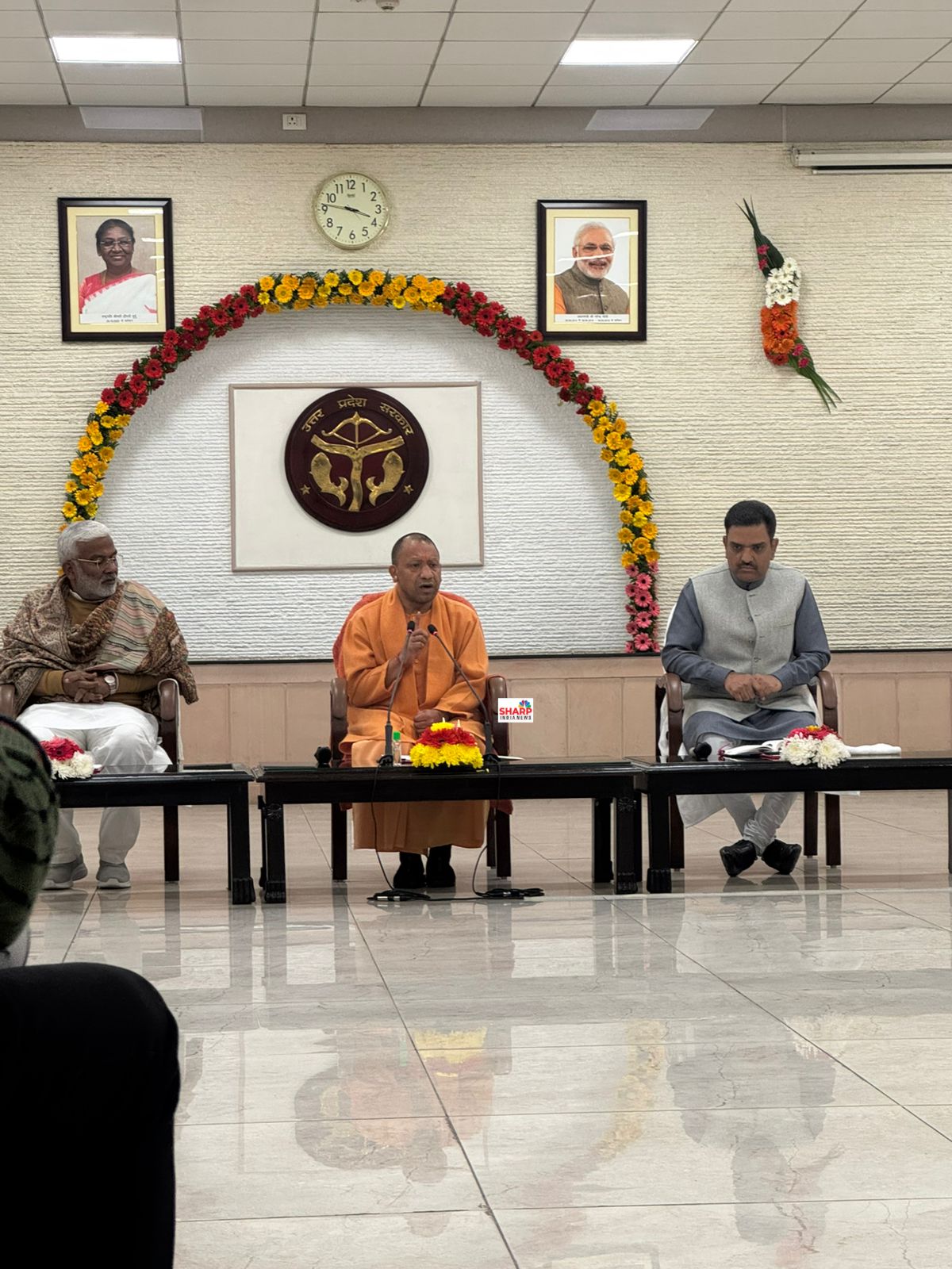 सीएम योगी आदित्यनाथ ने की सीएम आवास में प्रेसवार्ता। उसके कुछ महत्वपूर्ण मुद्दे।