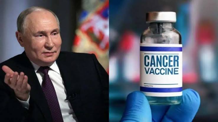 रूस का दावा :जानलेवा बीमारी कैंसर की वैक्सीन बनाई।पुतिन।